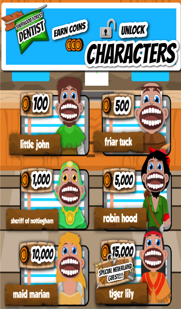 Robin Hood Dentist Makeover Screen 2