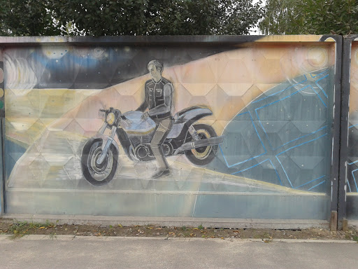 Art Moto Stop Mural