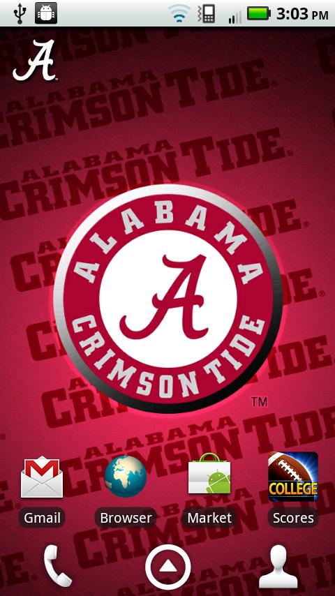 Alabama Revolving Wallpaper Screen 3