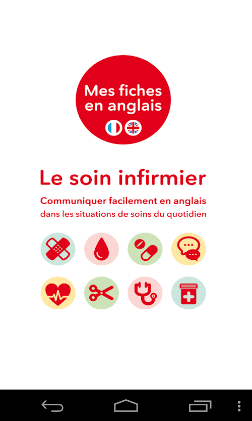 Android application Mes fiches : Le soin infirmier screenshort