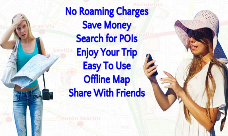 Marmaris Offline mappa Map Screen 1