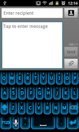 Blue Tech Keyboard Skin poster 1