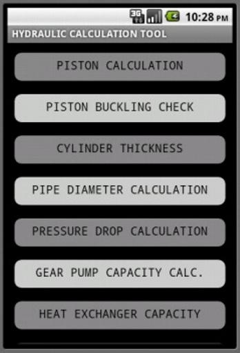 Hydraulic Calculation Tool