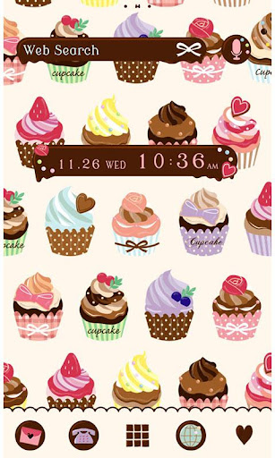 ★무료 꾸미기테마★Sweet Cupcake