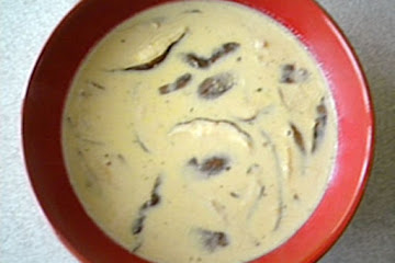 Creamy Mushroom and Swiss Soup