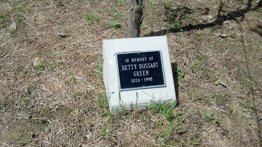 Betty Bossart Green Memorial Plaque