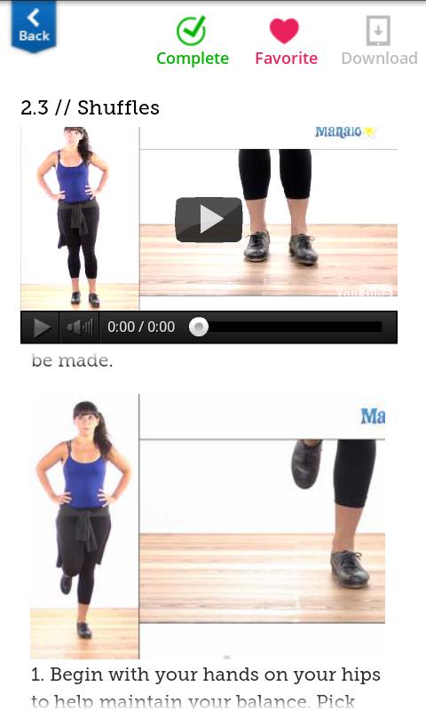 How To Tap Dance Screen 2