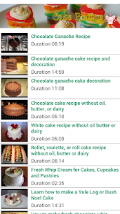 Cake Recipes