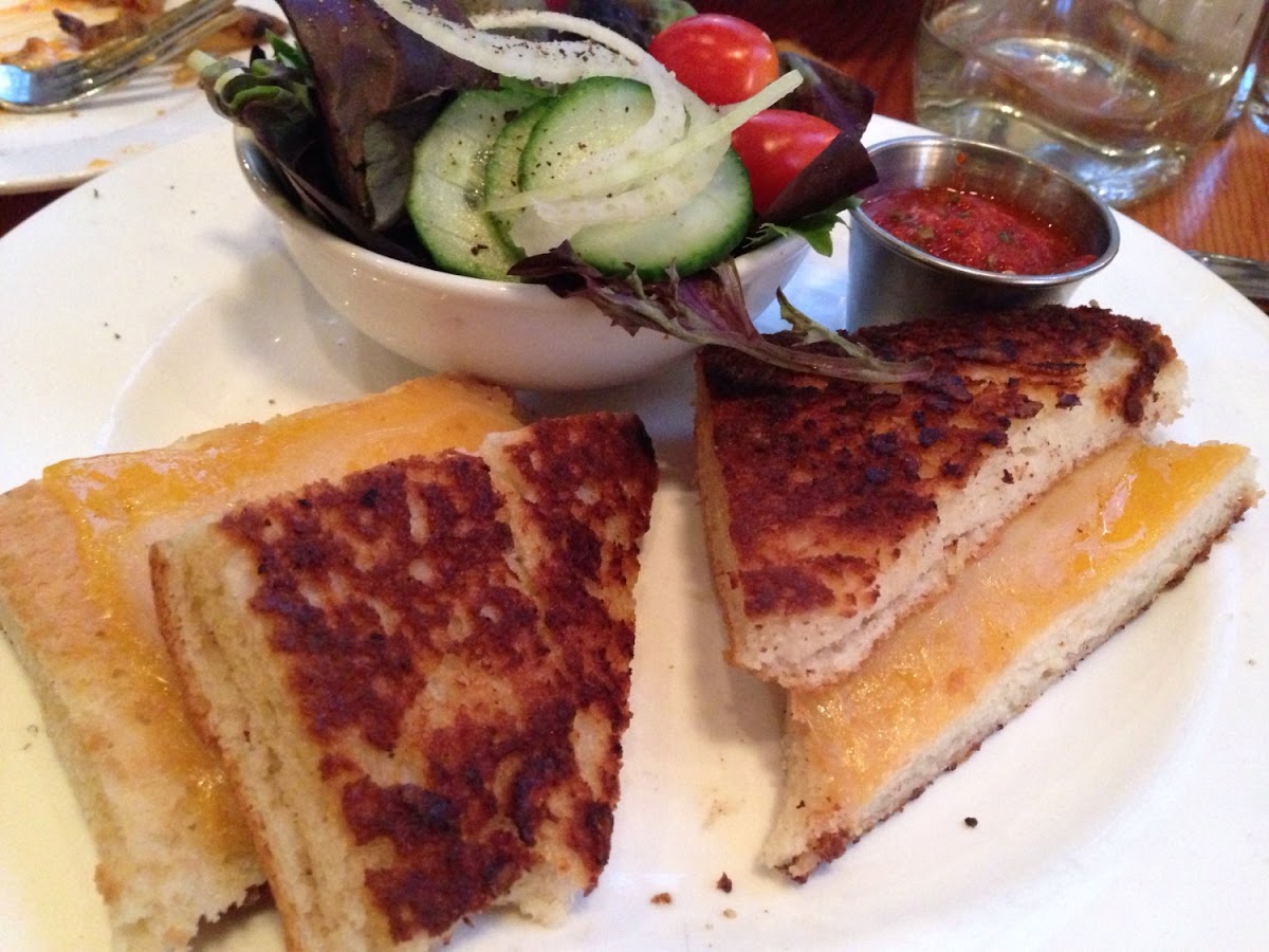Grilled cheese. Yum.