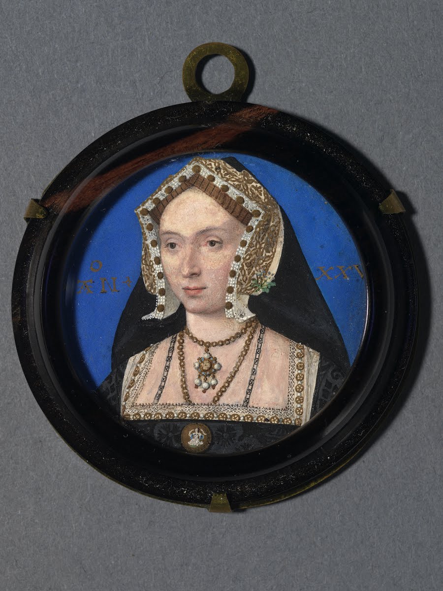 Portrait miniature possibly of Anne Boleyn - Lucas Horenbout (Flemish,  c.1490/95-1544, active in England 1524- 1544) — Google Arts &amp; Culture
