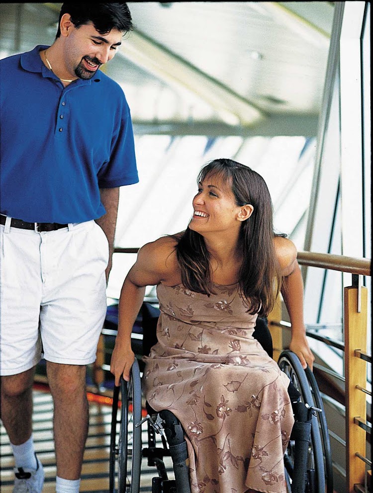 Explorer of the Seas' entertainment venues, decks and accommodations are designed for easy accessibility.