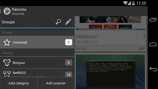Remotix VNC & RDP - screenshot thumbnail