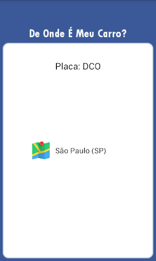 【免費工具App】De Onde É Meu Carro?-APP點子