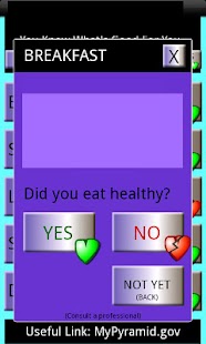Free Download Yes No Diet Tracker FREE APK for PC