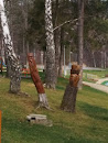 Drevené sochy