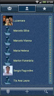 exDialer Denim Theme Screenshots 2