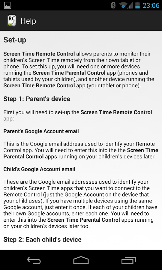 Screen Time Remote Control screenshot