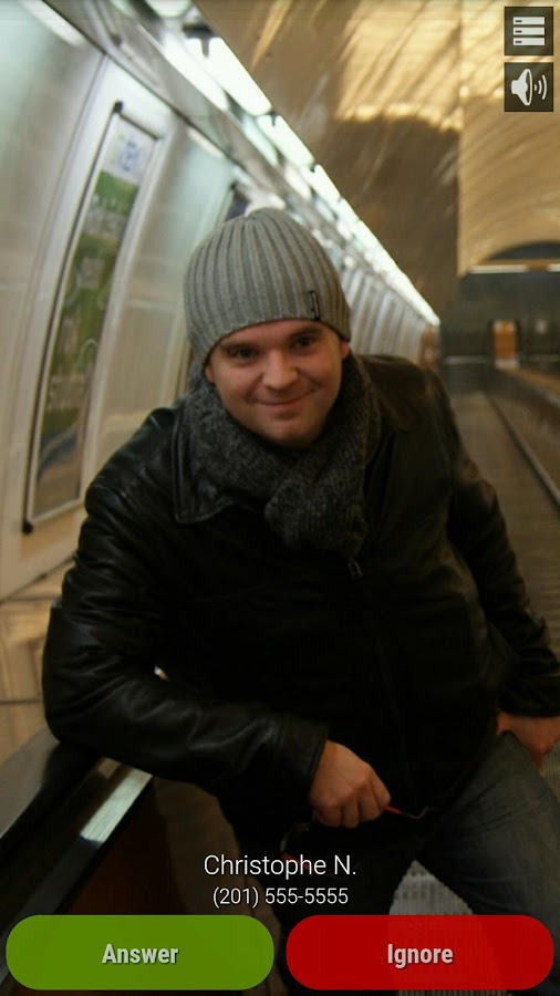    Full Screen Caller ID- screenshot  