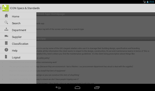 ICON Specs & Standards Screenshots 3
