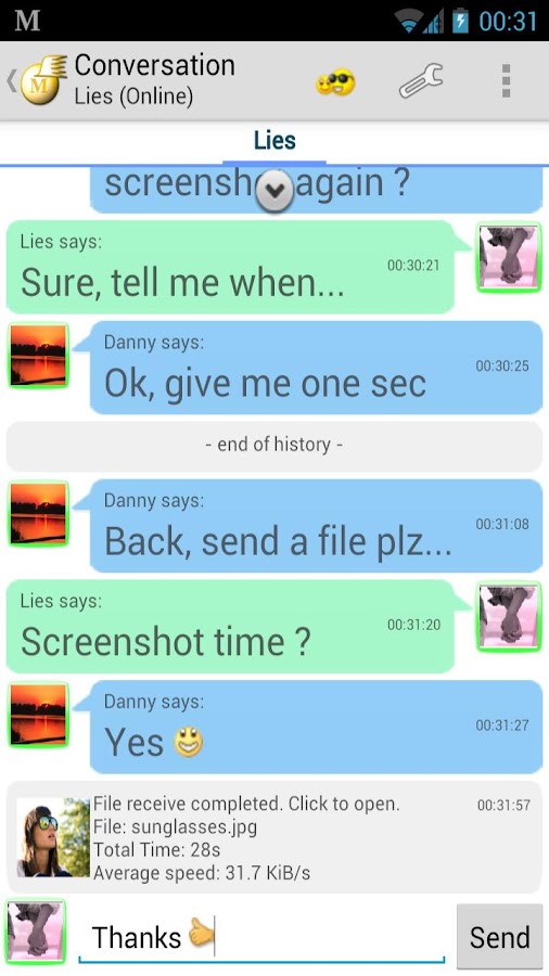 Mercury Messenger Android