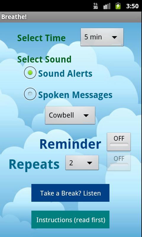 Breathe &amp; Relax Screen 2