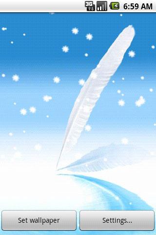 Feathers Live Wallpaper