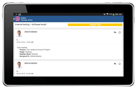 Odoo Mobile - screenshot thumbnail