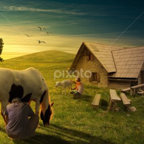 farmer by Jun Manolang - Digital Art People