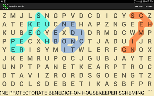 Search 4 Words Free Screenshots 3