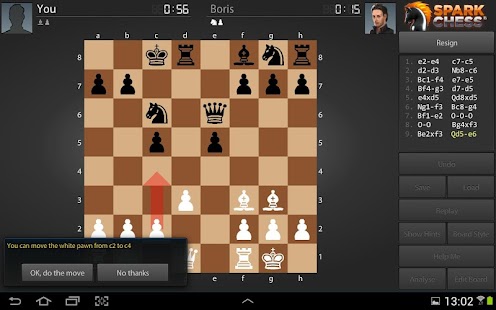 SparkChess HD - screenshot