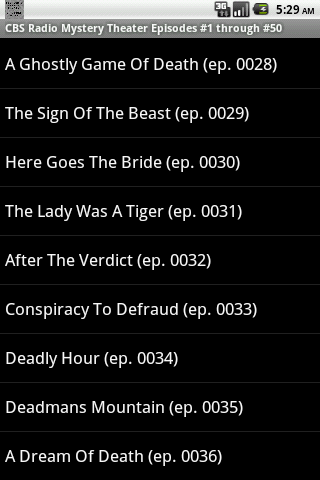 【免費音樂App】CBS Radio Mystery Theater V.01-APP點子