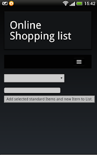 Online Shopping List Screenshots 2