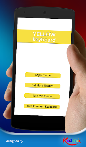 【免費個人化App】Yellow Flat Keyboard-APP點子