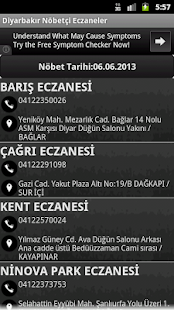 Diyarbakır Nöbetçi Eczane Screenshots 1