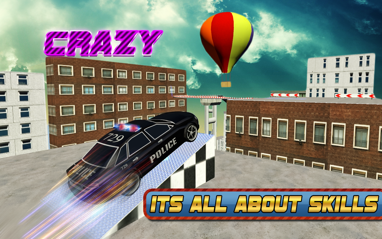    Police Roof Car Jump & Stunts- screenshot  