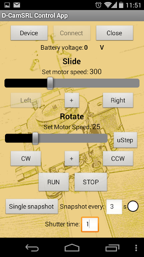 D-CamSRL Control App