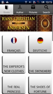 Android application Andersen Books screenshot