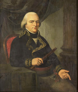 RIJKS: Adriaan de Lelie: Portrait of Pieter Gerardus van Overstraten, Governor-General of the Dutch East Indies 1820