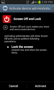 Lastest Screen Off and Lock Anywhere APK