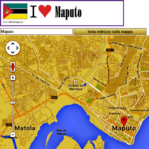 Maputo map