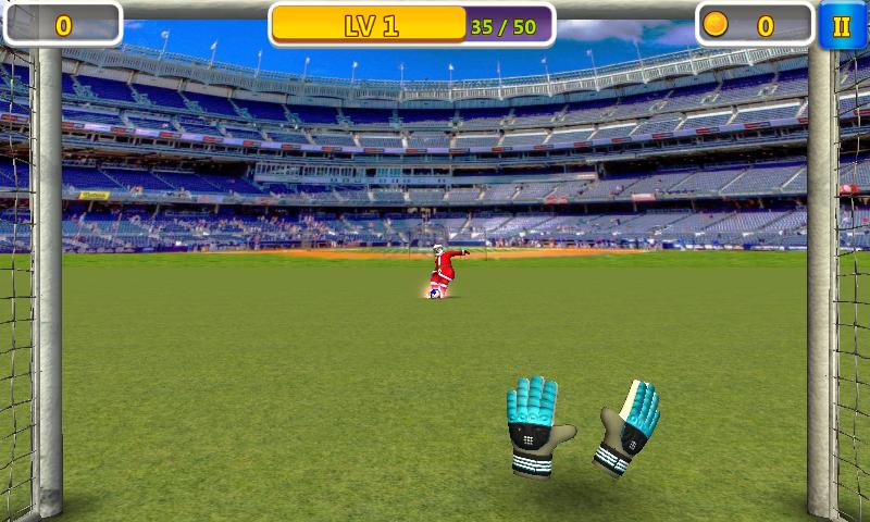Super Goalkeeper - Soccer Game Screen 1