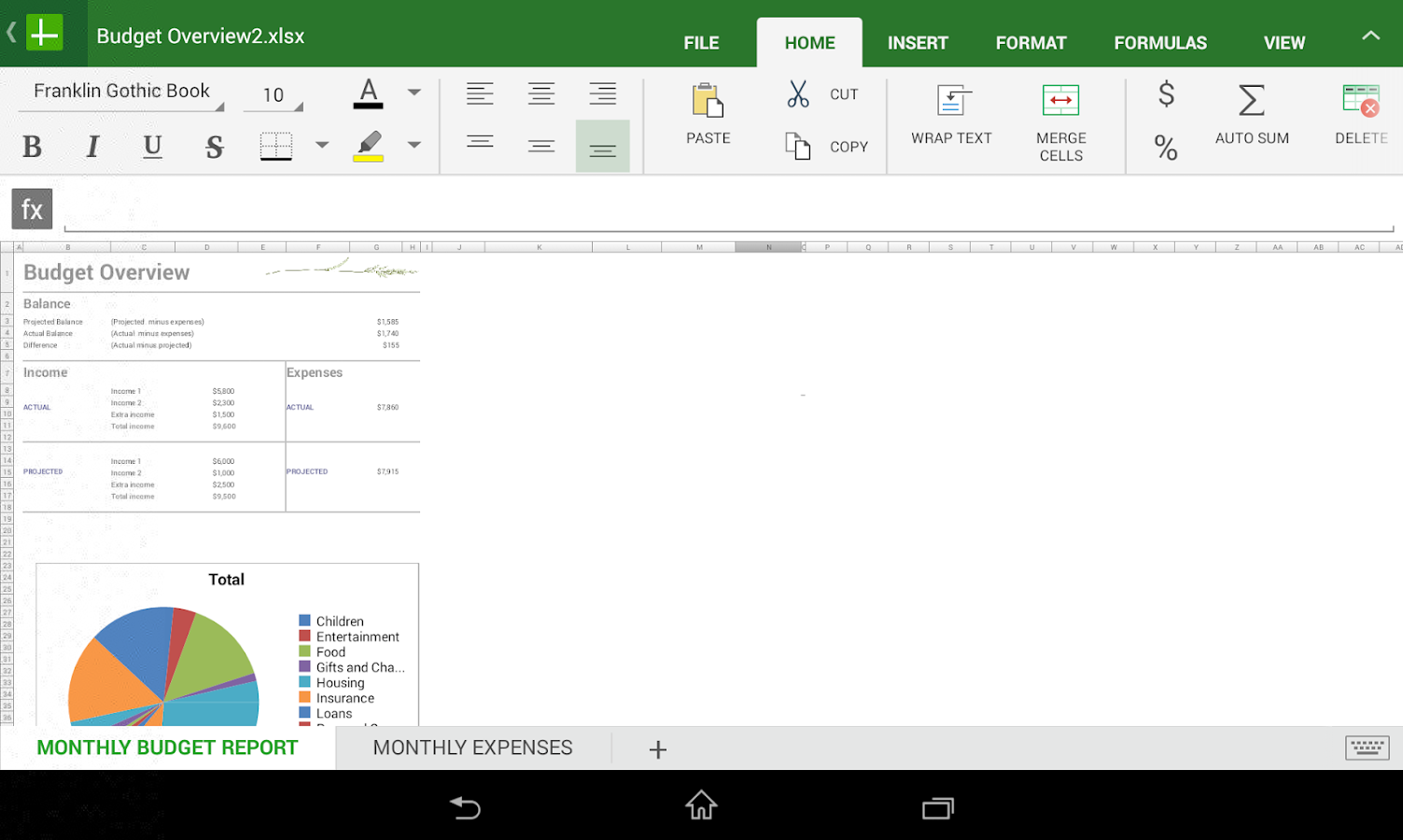 Phone Best Free Office Suite For Android Phones officesuite 8 free docomo android apps on google play screenshot