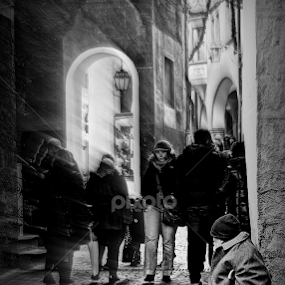 The other Christmas by Diocleziano Galella - City,  Street & Park Street Scenes