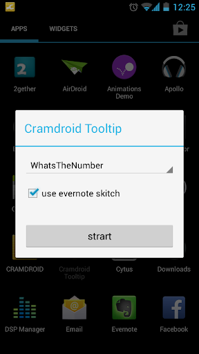 Cramdroid ToolTip Beta