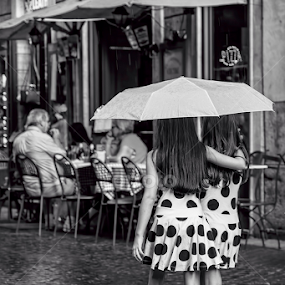 Twins by Flavio Mini - Black & White Portraits & People