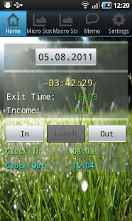 LetMeGoHome Full: a work clock Screenshots 0