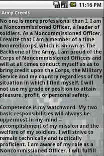 Free Download Army Creeds & Info Free APK for Android