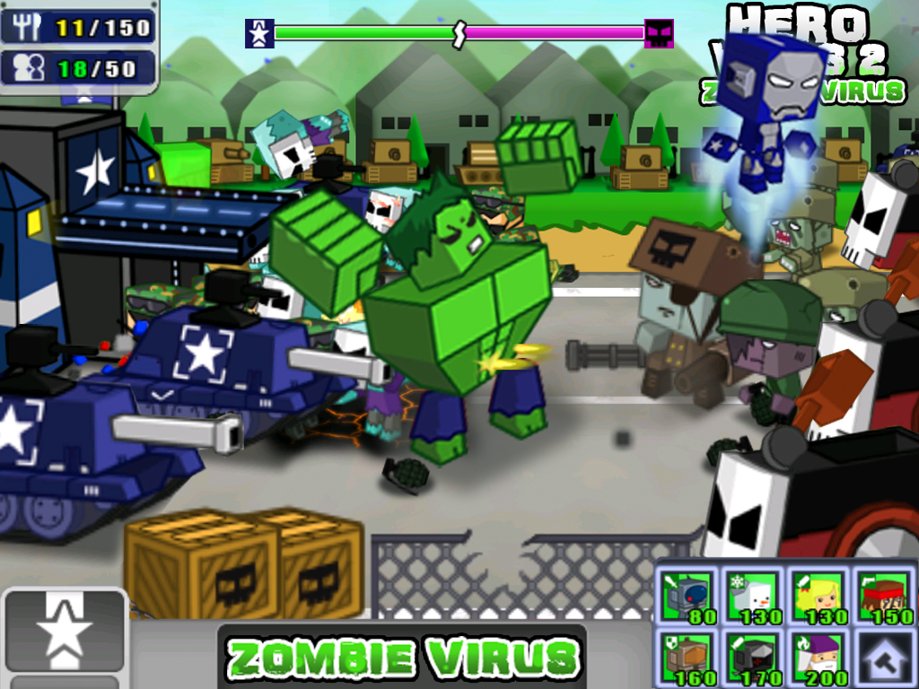 Hero Wars 2: Zombie Virus - screenshot