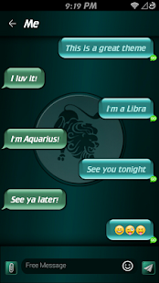 Leo Theme for GO SMS Screenshots 6