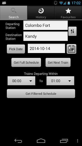 Train Schedules of Sri Lanka